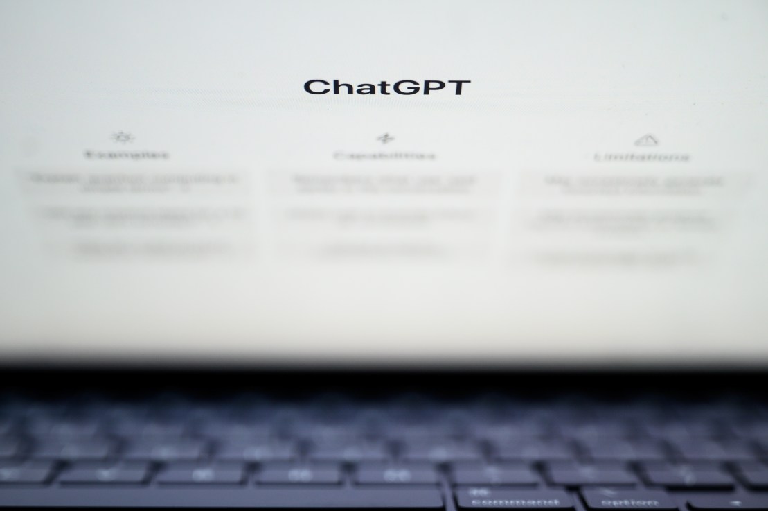 Around 70 per cent of workers use ChatGPT at work, according to a survey. (Photo by Leon Neal/Getty Images)