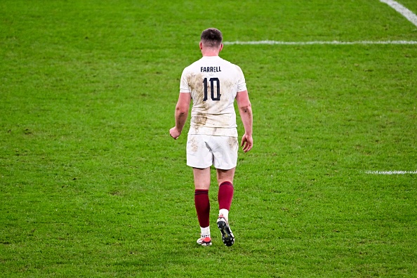 Owen FARRELL of England during the Rugby World Cup the Bronze Medal match between Argentina and England at Stade de France on October 27, 2023 in Paris, France. (Photo by Sandra Ruhaut/Icon Sport via Getty Images)