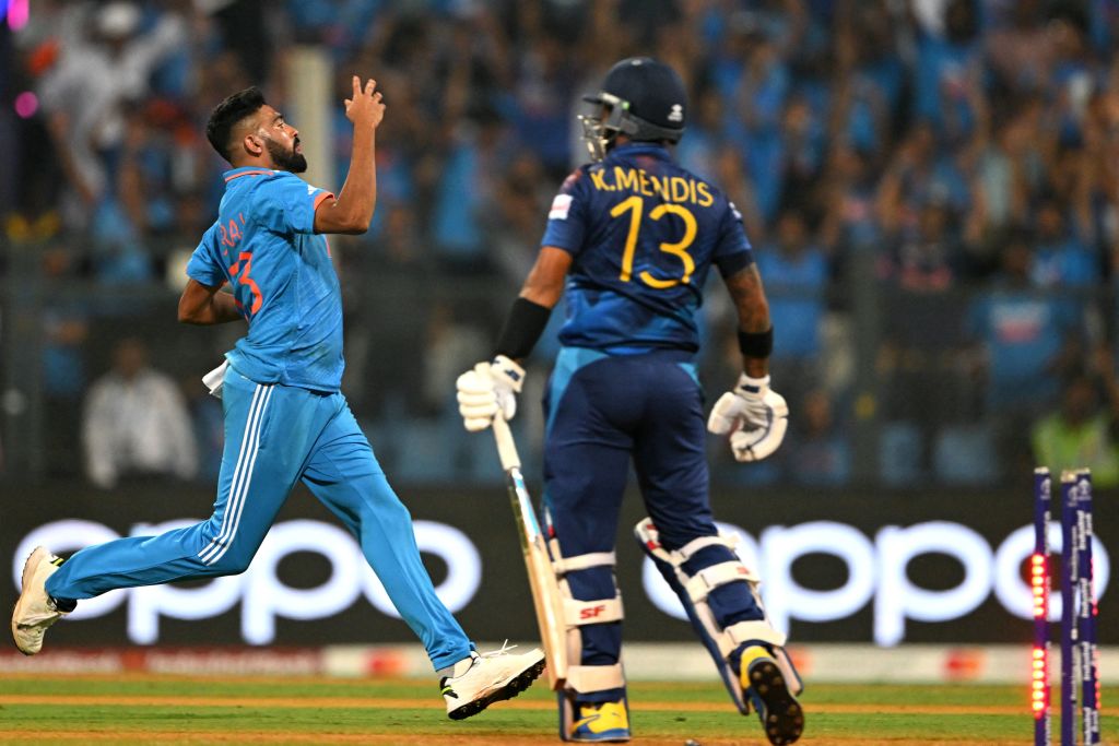 India cruised to a superb victory in the ODI Cricket World Cup against Sri Lanka on Thursday as the hosts continued to shine in the tournament.