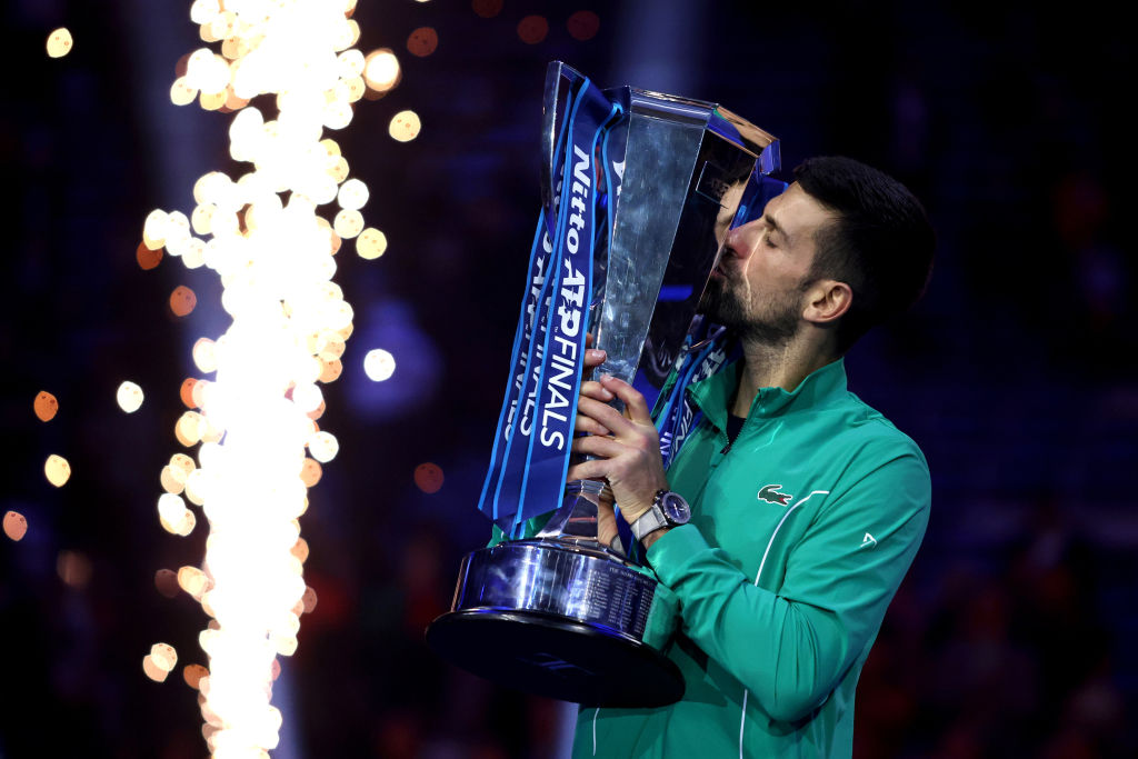 When Novak Djokovic claimed his seventh ATP Finals event on Sunday it was his 98th career singles title.