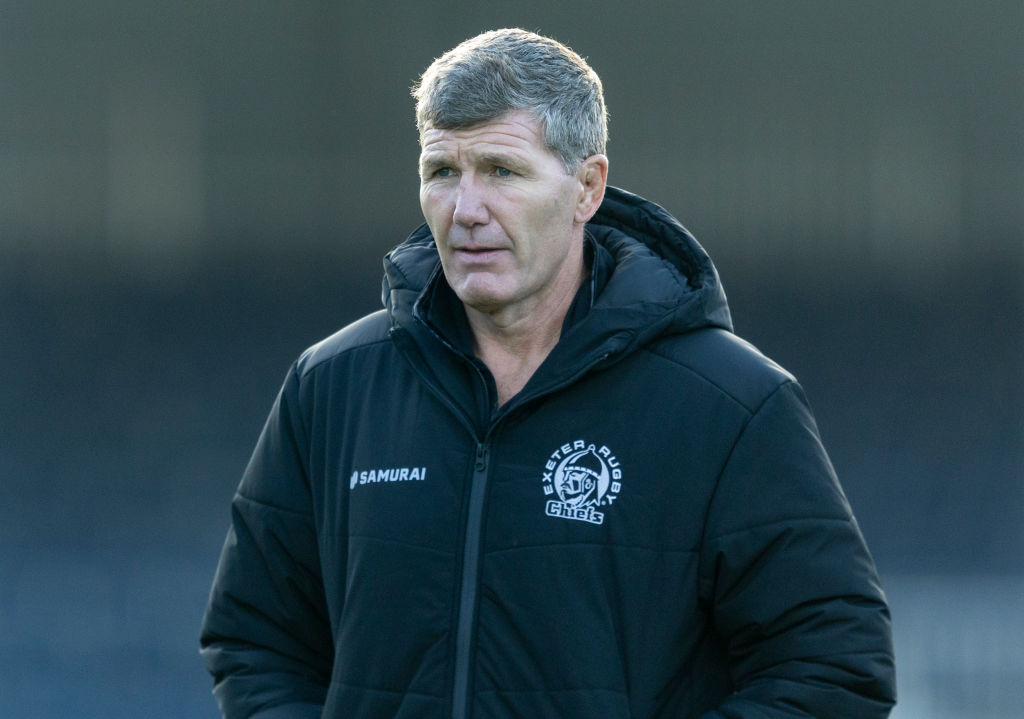 The boss of Premiership rugby club Exeter Chiefs Rob Baxter has said football employing sin bins is like letting the "genie out of the bottle".
