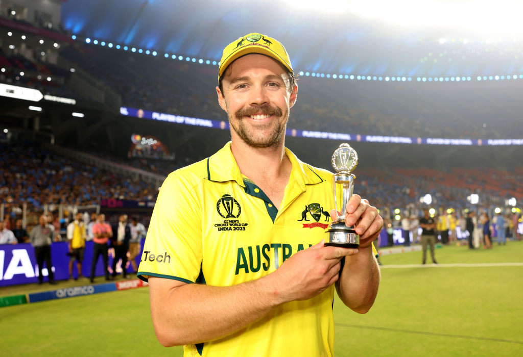 Travis Head insisted being part of Australia’s Cricket World Cup final win was “a lot better than being sat on the coach at home” after the batter recovered from a fractured hand this autumn to knock a century to beat India in Ahmedabad on Sunday.