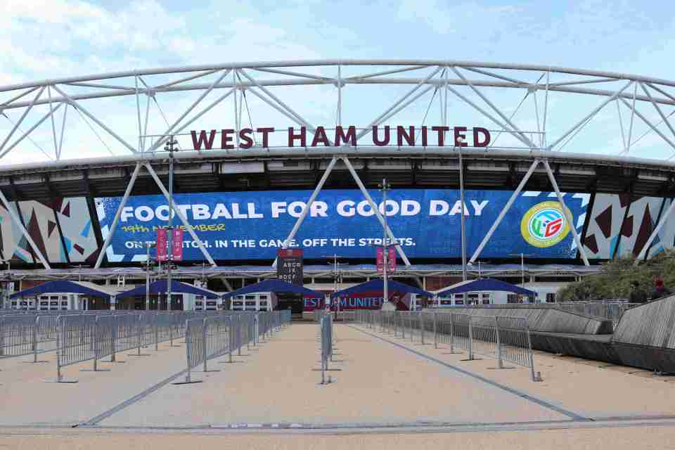 West Ham's London Stadium will stage the Street Soccer Foundation Academy tournament on Sunday