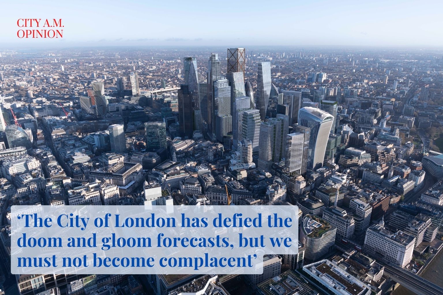 The appeal of the City continues to defy the work from home shift – but we cannot be complacent - Vimarsana News