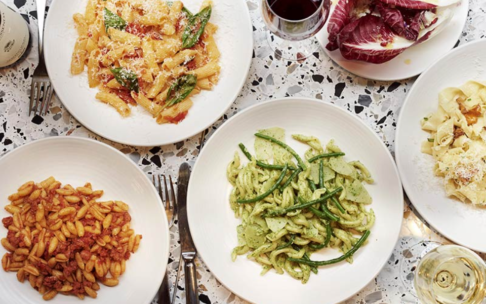 A spread from Stevie Parle's Pastaio restaurant: try this vegan recipe