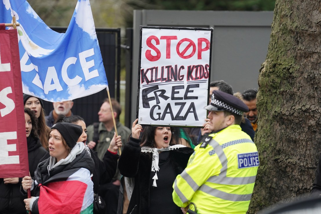 A pro-Palestine march which organisers claim could attract “hundreds of thousands” of protesters is to take place in London on Saturday, as police said the risk of disorder is not high enough to seek a ban.Photo: PA