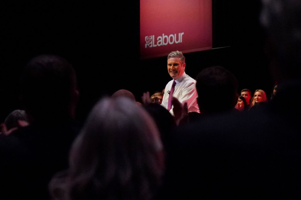 Labour party leader, Sir Keir Starmer delivers the leader's speech at Labour Party Conference. (Photo by Ian Forsyth/Getty Images)