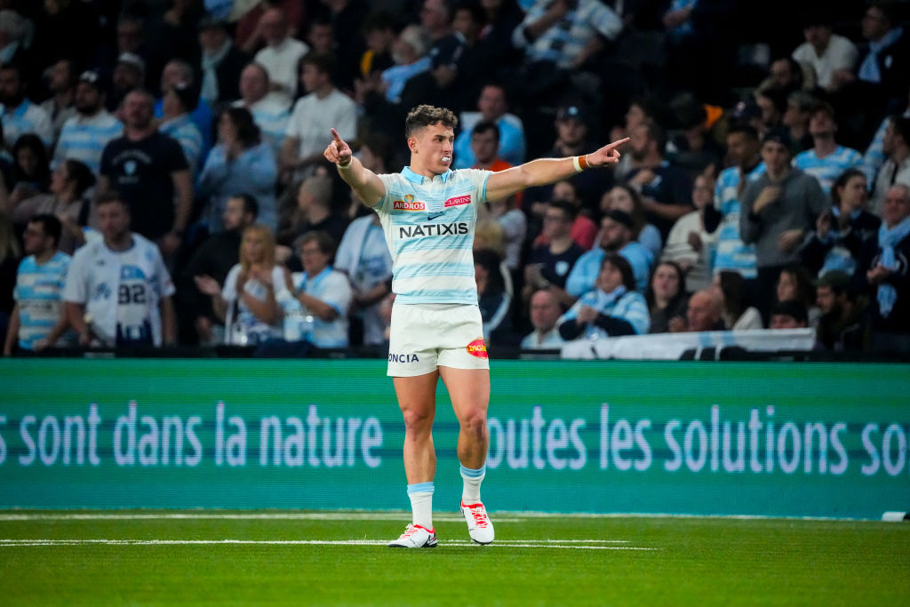 Henry ARUNDELL of Racing 92 during the Top 14 match between Racing 92 and Stade Rochelais at Paris La Defense Arena on November 26, 2023 in Nanterre, France. (Photo by Hugo Pfeiffer/Icon Sport via Getty Images)