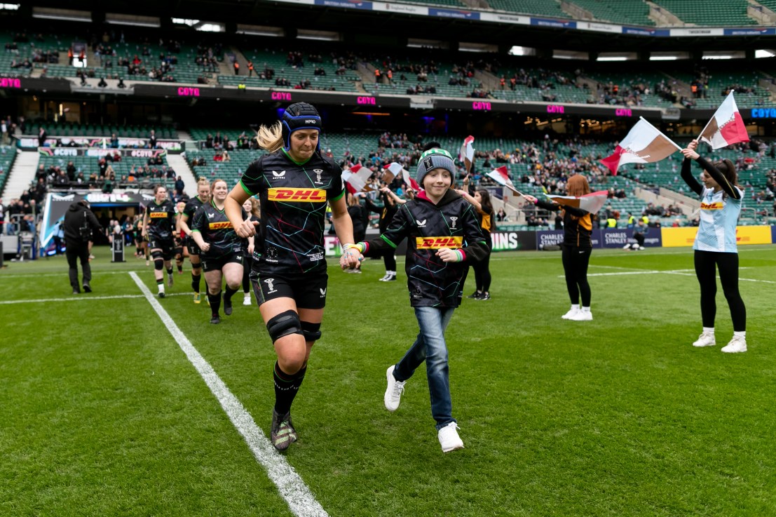 Club rugby at the home of the sport, Twickenham Stadium, is nothing new to the men’s Premiership with regular fixtures and finals played at the iconic arena every season.(Harlequins Women v Exeter Chiefs Women - Allianz Premier 15s)