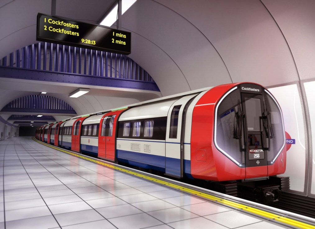 Siemens new Piccadilly Train for the London Underground.