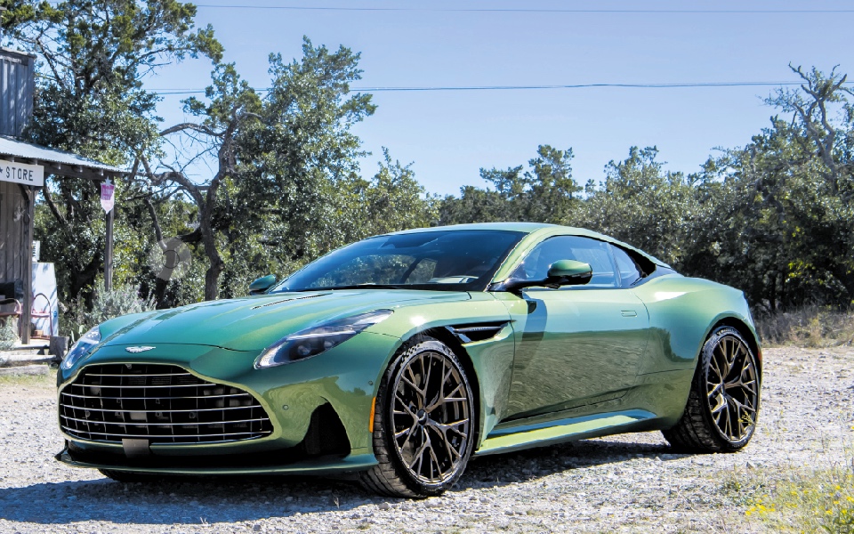 Beyond Bond: Driving the Aston Martin DB12 through Austin Texas