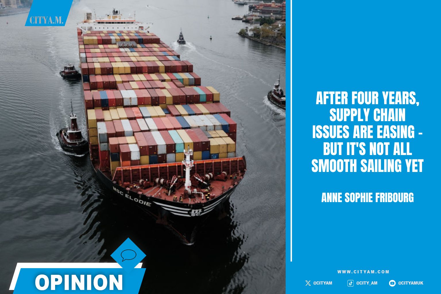 After four years, supply chain issues are easing but it's not all