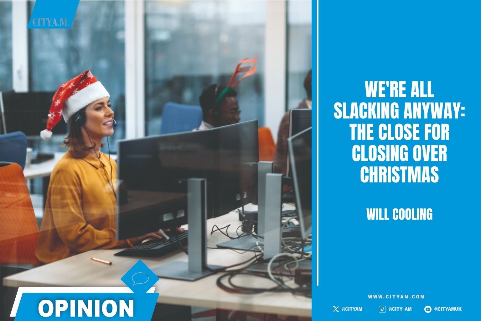 We’re all slacking anyway: The case for closing over Christmas
