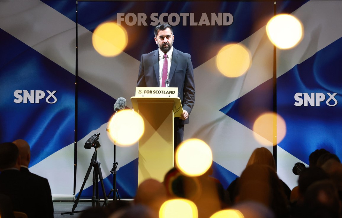 Humza Yousaf is visiting the City of London in a bid to promote Scotland’s financial services sector. Photo: PA