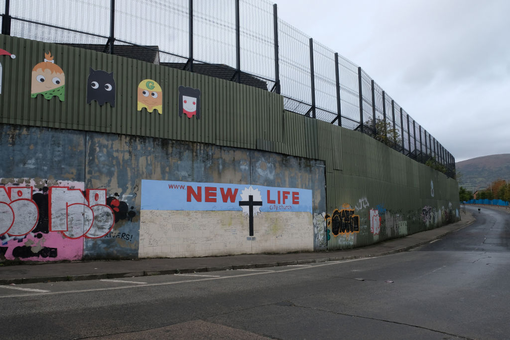 Division walls run right through the middle of Belfast