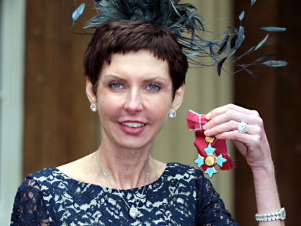 bet365 Chief Executive Denise Coates poses with her Commander of the British Empire (CBE) medal, which was presented by Prince Charles, Prince of Wales at an Investiture ceremony at Buckingham Palace on May 15, 2012 in London, England.  (Photo by Sean Dempsey - WPA Pool/Getty Images)