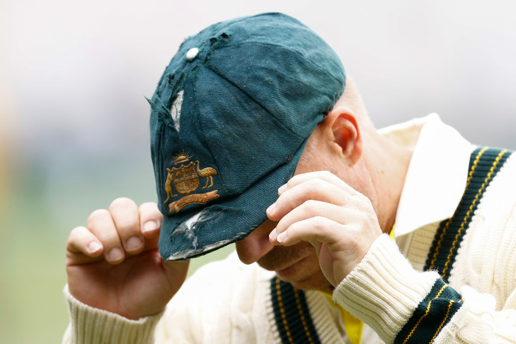 Warner's baggy green Australia cap went missing on the way to Sydney where he will play his farewell Test match this week 