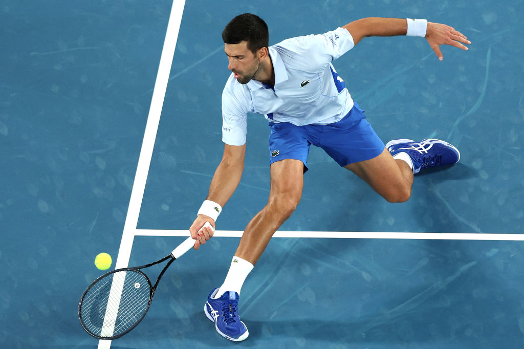 Djokovic won his Australian Open first round match but only after a scare against teenager Dino Prizmic