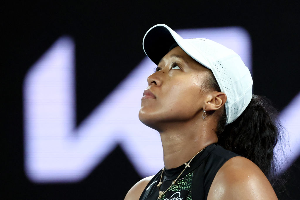 Osaka lost in the first round of the Australian Open to Caroline Garcia