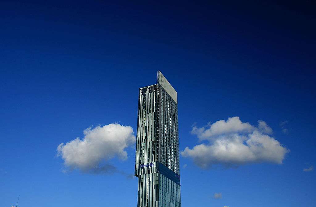 Beetham Tower, Manchester city centre. (Photo by Christopher Furlong/Getty Images)