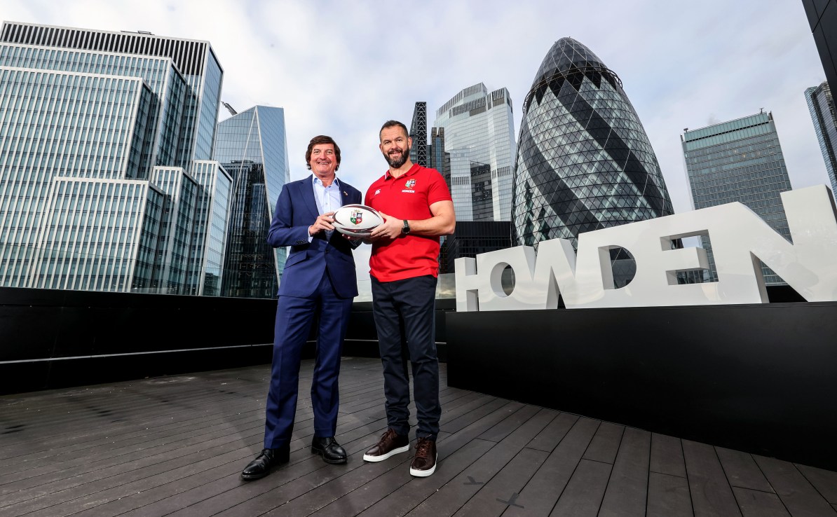 Founder of City insurance group Howden has insisted that "business is on fire" as it prepares to announce its annual results next month amid a roaring partnership with the British and Irish Lions. (Mandatory Credit ©INPHO/Billy Stickland)