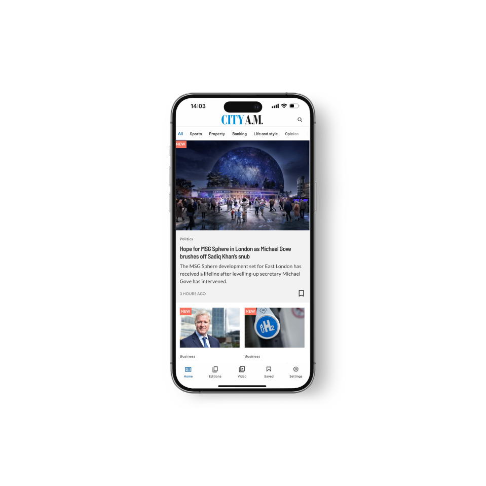 City AM App - Free Finance News