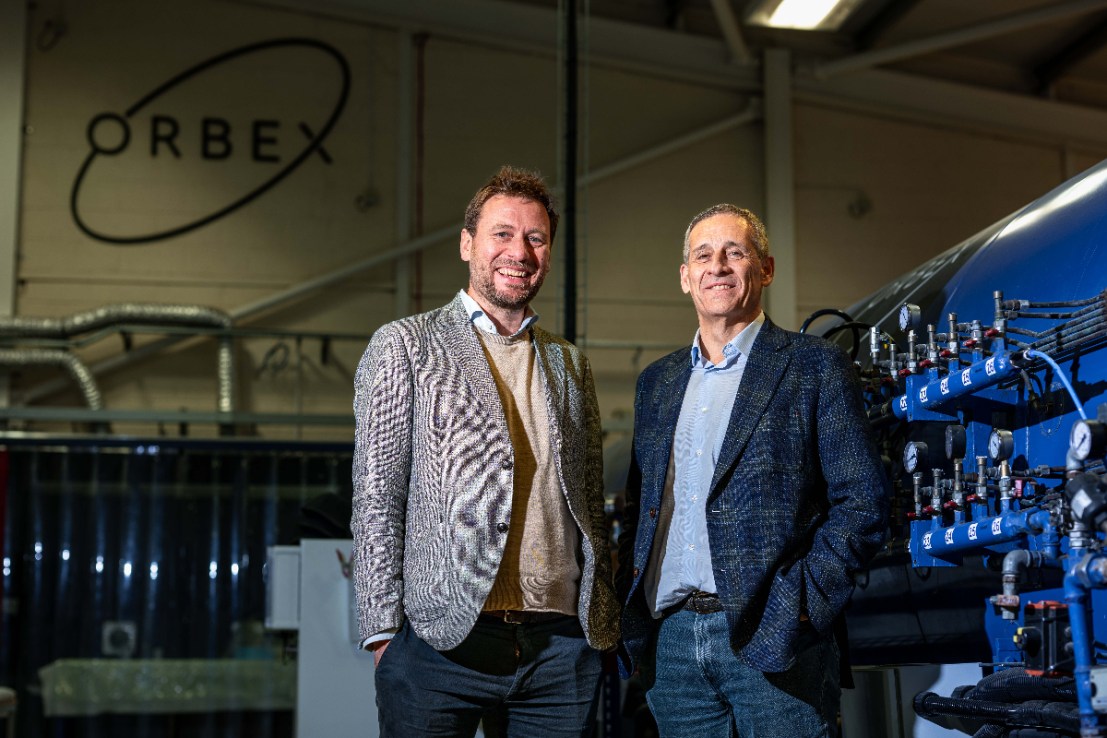 (L-R) Phillip Chambers, CEO, Orbex and Miguel Belló Mora, Executive Chair, Orbex