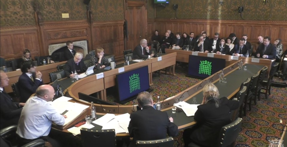 ASDA bosses being grilled in Parliament by MPs 
