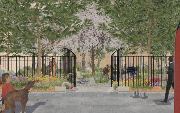 Jubilee Gardens will cost £680,000 and provide the Square Mile with 15 trees