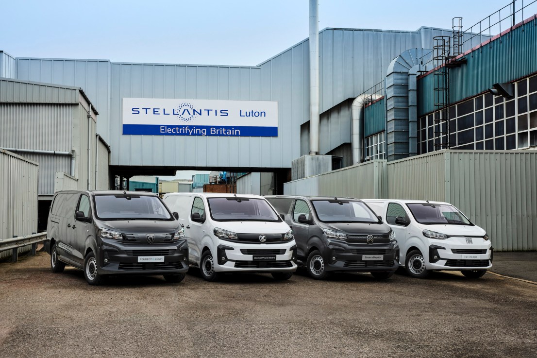 Stellantis is to start making electric vans at its Luton plant from early 2025.