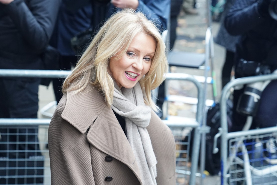 Esther McVey has appeared to blame “everybody who voted for lockdown” for the British economy’s dip into recession. Photo: PA