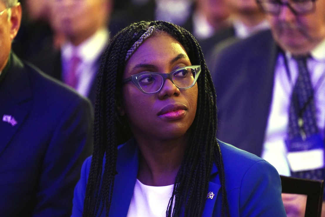 Kemi Badenoch is promoting tariff-free trade at a global summit in Abu Dhabi in a bid to see “more barriers torn down”. Photo: PA