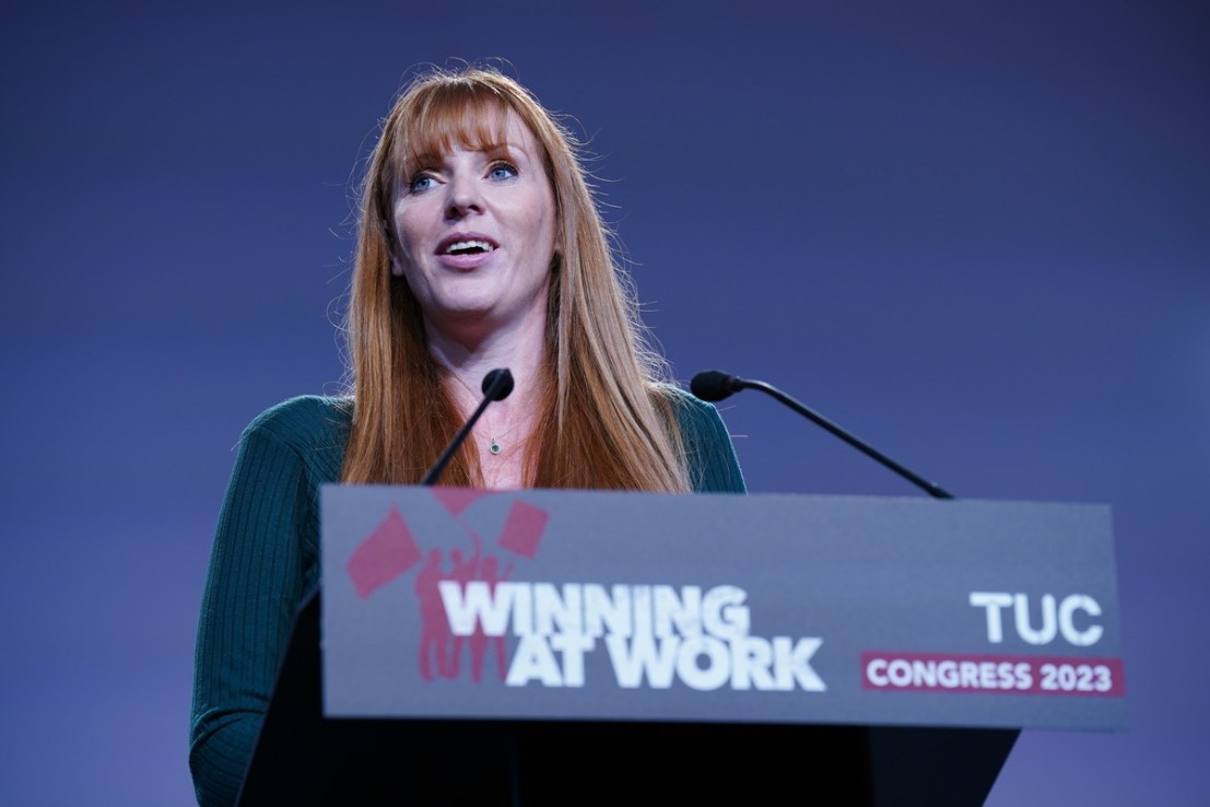 Labour’s Angela Rayner has said fears over her workers’ rights plans is like “squealing” over the minimum wage legislation brought in by the party in 1999. Photo: PA