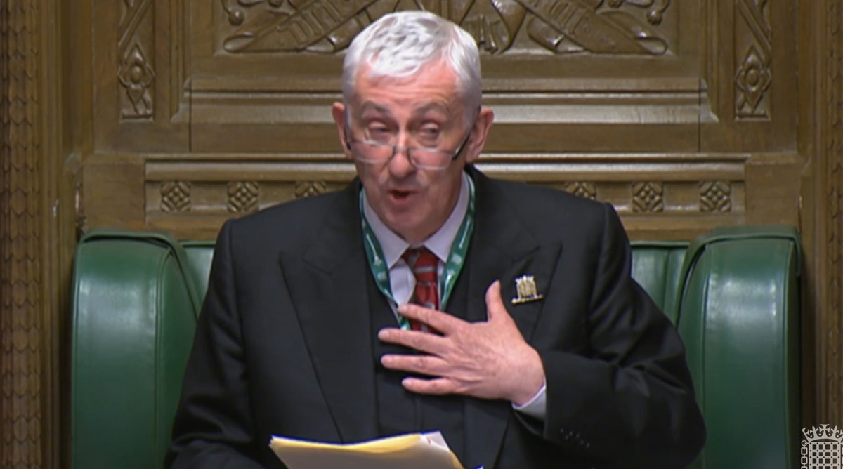 Some 58 MPs have called for Sir Lindsay Hoyle to resign as Speaker of the House of Commons. Photo: PA
