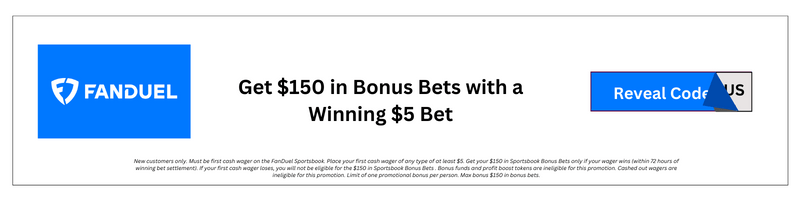 $150 in Bonus Bets with Winning $5 Bet
