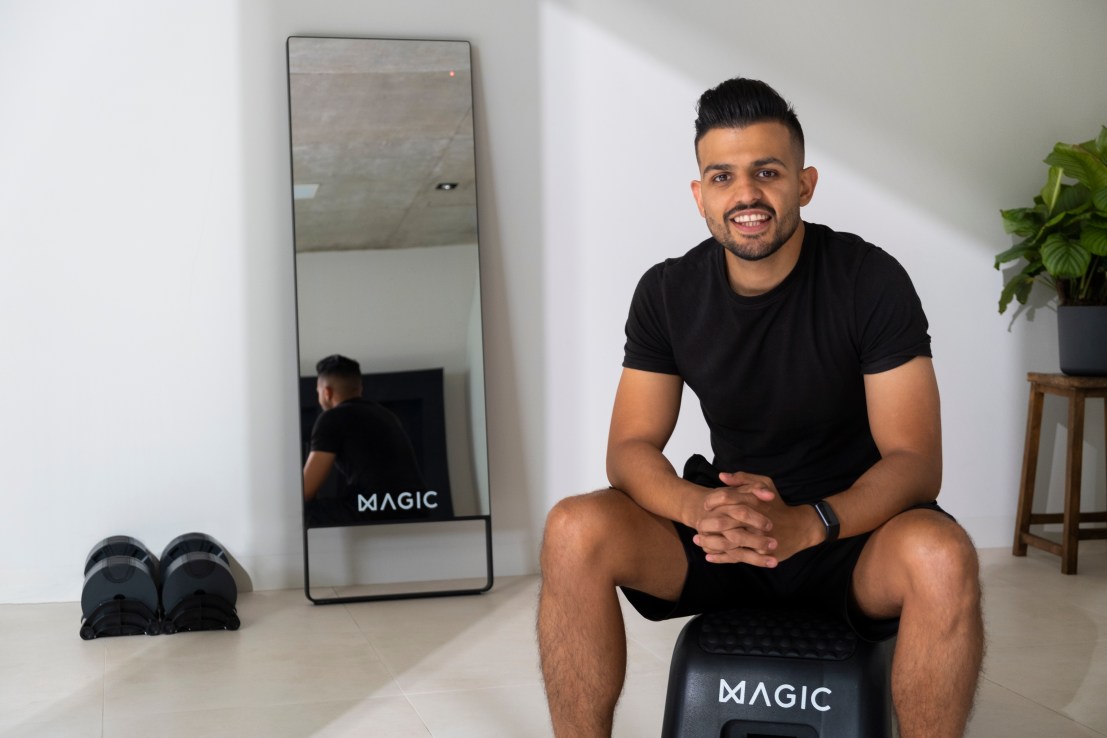 Varun Bhanot, 33, (pictured) is the visionary co-founder behind Magic AI