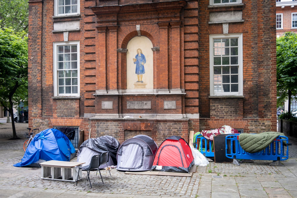 Rough sleeping in London hit a 10-year high in January