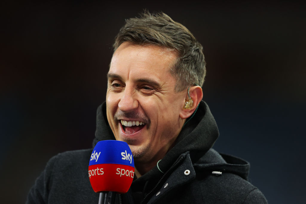 Gary Neville co-owns Salford City and stepped down as CEO in 2022. (Photo by James Gill - Danehouse/Getty Images)