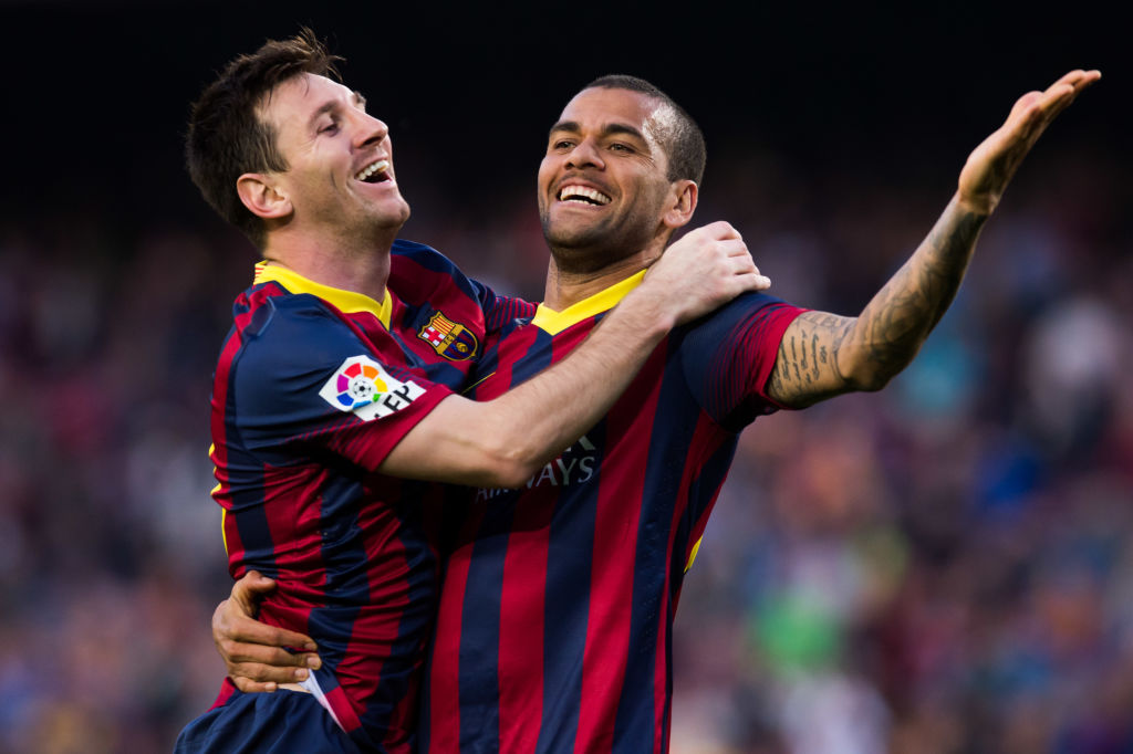 Dani Alves won trophies with Barcelona, PSG, Juventus and Brazil