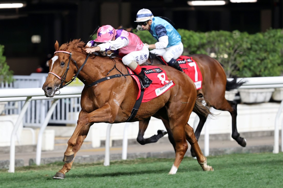 Ricky Yiu's Simply Maverick is looking for a third win with Andrea Atzeni in the saddle