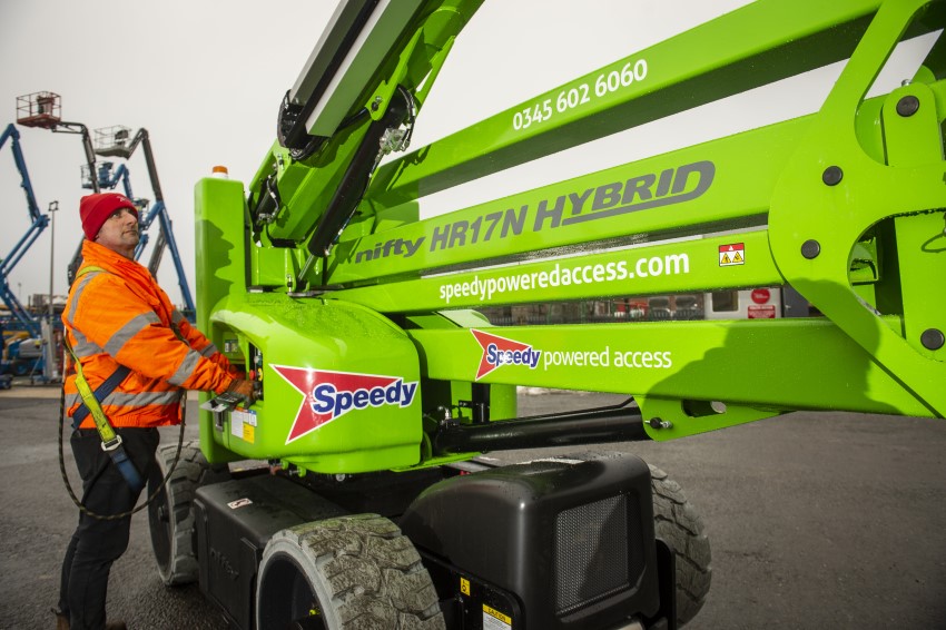 Speedy Hire is headquartered in the North West.