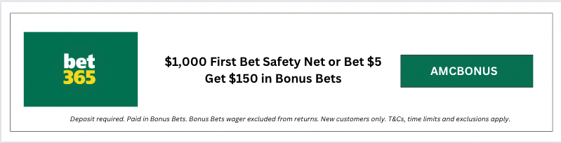 bet365 Bonus Code April 2024: AMCBONUS for $1k First Bet Safety Net