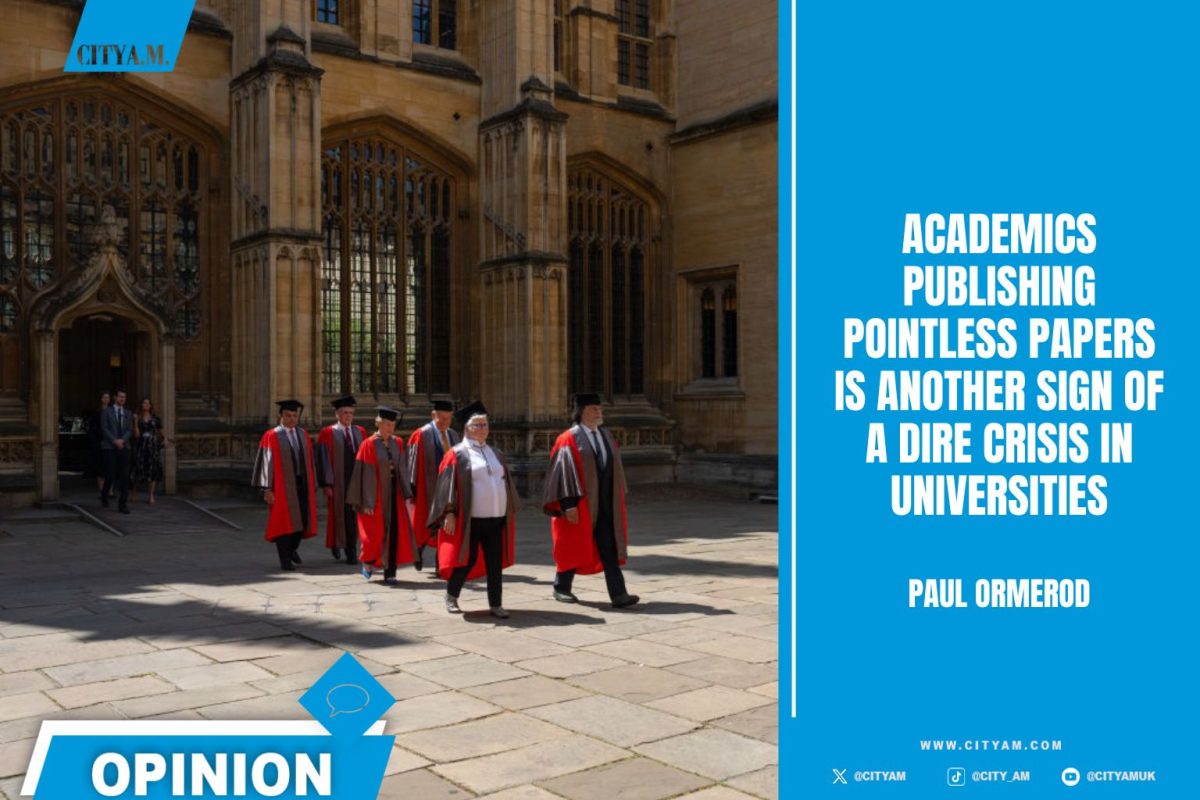 Academics publishing pointless papers is another sign of a dire crisis in universities - Vimarsana News