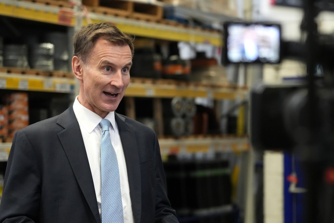Chancellor Jeremy Hunt gave interviews after the Budget. Photo: PA