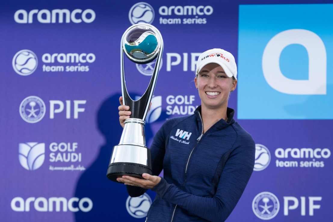 Forsterling's win at the Aramco Team Series - Tampa boosts her chances of Solheim Cup selection