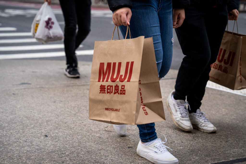 Muji has shops in London and one in Birmingham. Photographer: Jordana Bermudez/Bloomberg via Getty Images