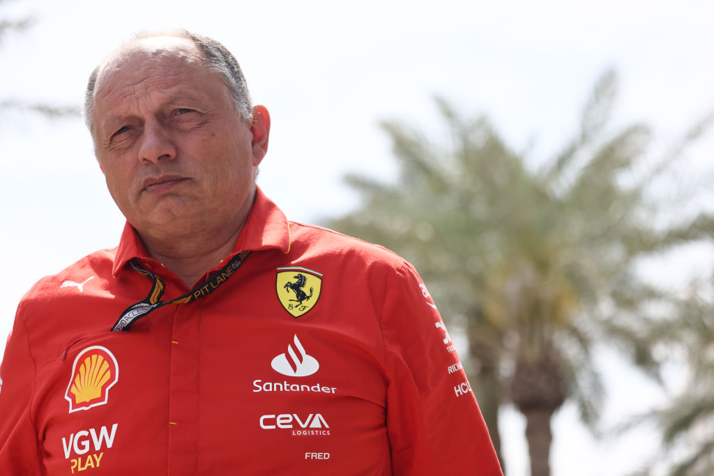 Frederic Vasseur is the team principal of Ferrari.