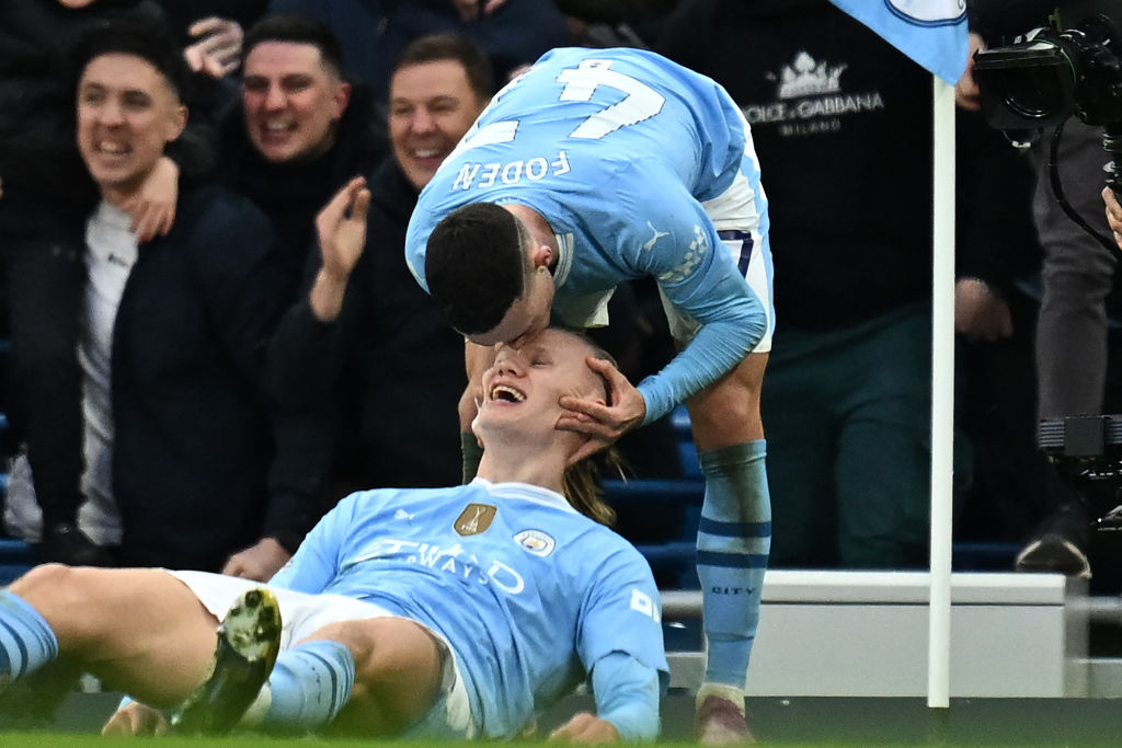 Foden and Haaland led Manchester City back to within a point of Liverpool