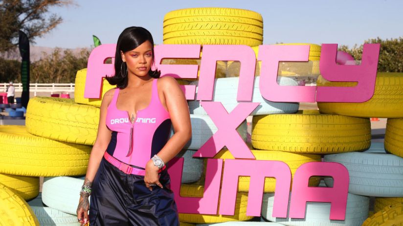 Rihanna collaborated with Puma as the brand's creative director
