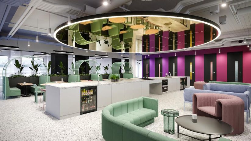 One of Huckletree's 10 co-working office space locations